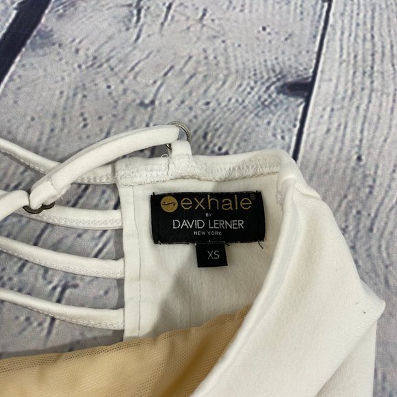 Exhale by David Lerner Cage Back Top White Strappy - Picture 6 of 6